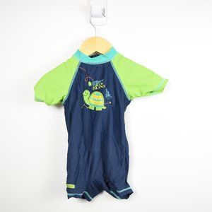 Rash guard navy & green 24m